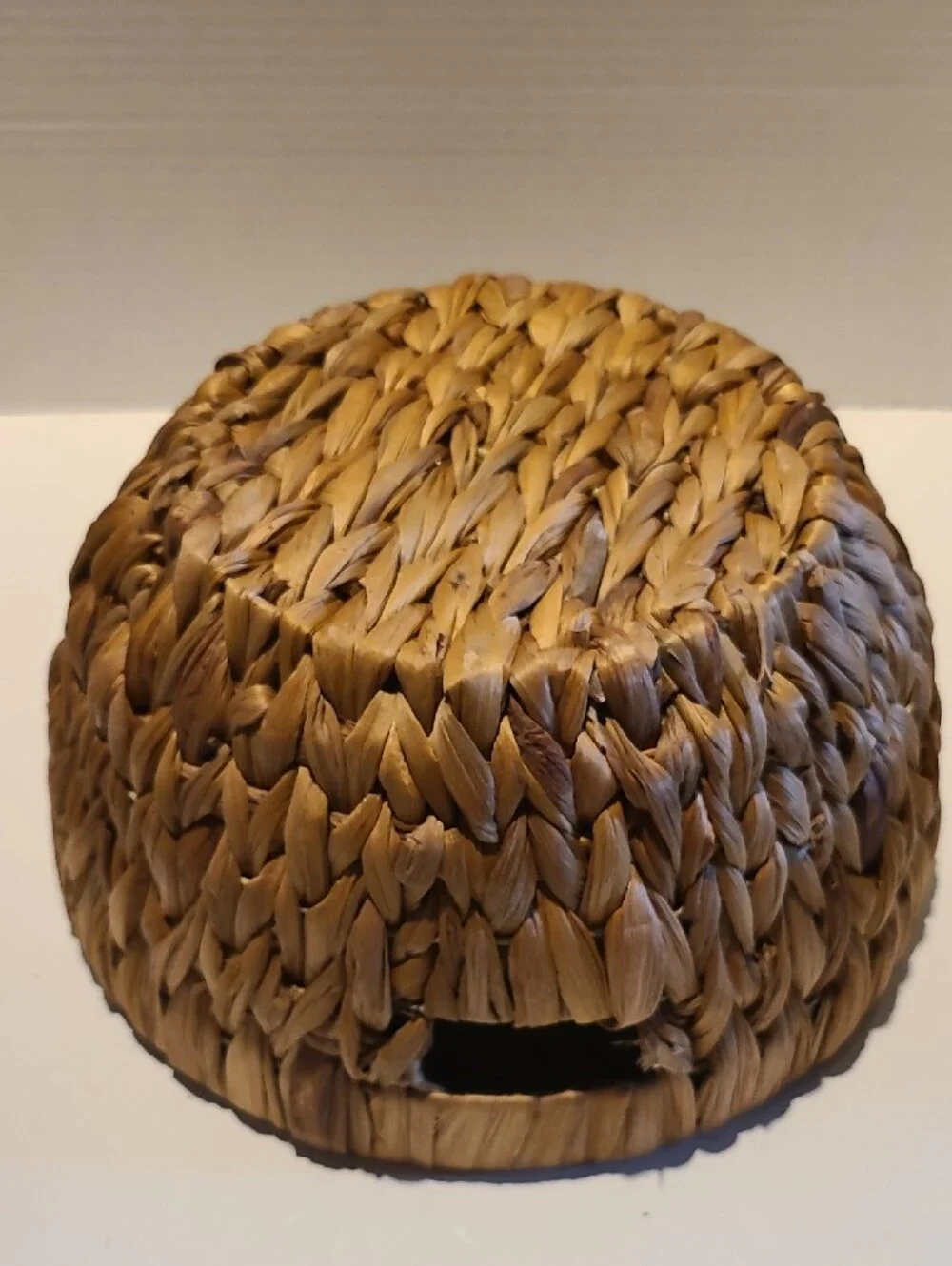 Woven Seagrass Storage Basket in Natural Brown